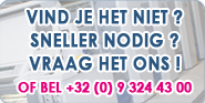 Vind je het niet? Sneller nodig? Vraag het ons!
